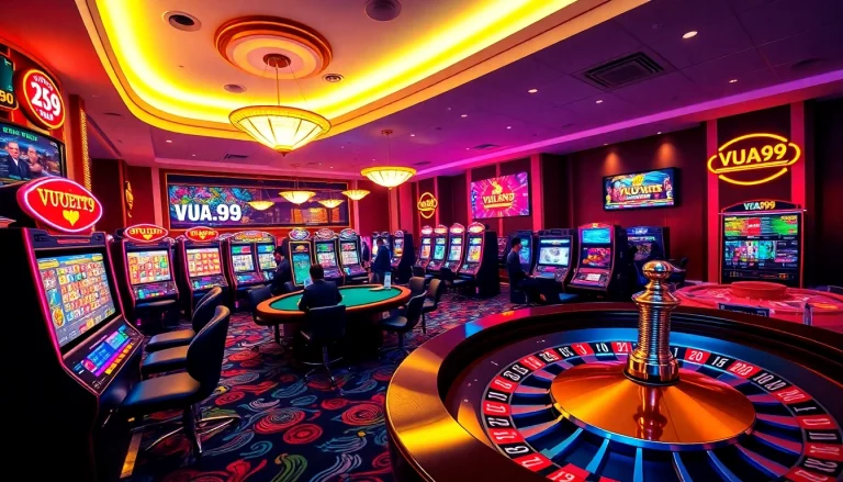 Experience the thrill of gambling at Vua99's vibrant casino gaming scene.