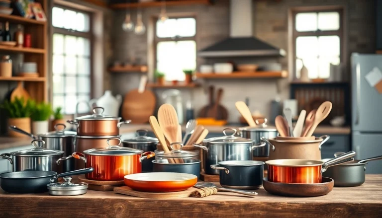 Showcase of kitchenware gift ideas NZ arranged aesthetically for potential gift shoppers.