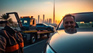 Get fast assistance with recovery services at https://trtrecoveryuae.com, featuring a tow truck in Dubai.