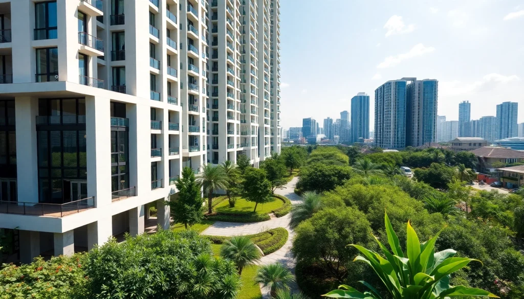 A stunning view of the modern Tampines St 95 EC executive condominium showcasing sleek architecture.