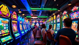 Experience the thrill of doaslot gaming with vibrant machines and engaging atmosphere.