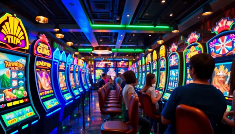 Experience the thrill of doaslot gaming with vibrant machines and engaging atmosphere.