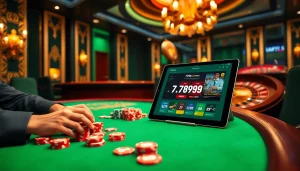 Betting action on cards and chips at a luxurious casino table highlighting https://789p.green/.