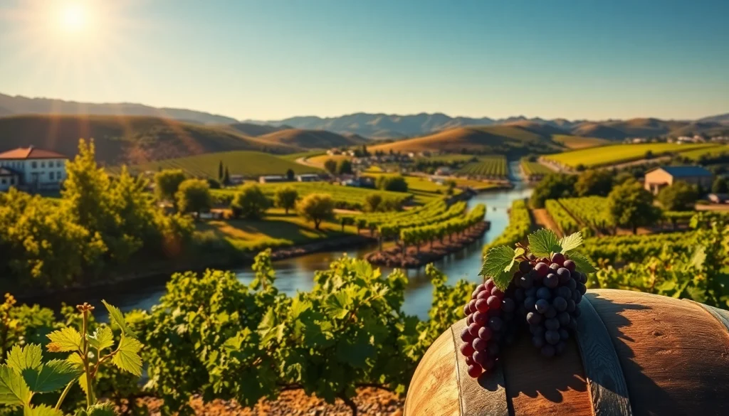 Admire the beauty of Clarksburg CA with vineyards and the Sacramento River.