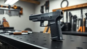 Explore the pf940v2 glock 17 frame kit with detailed textures and professional lighting.