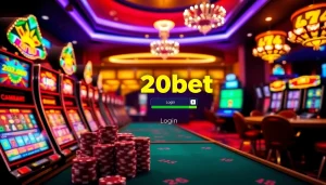 Join the excitement of online gaming with 20bet Login at a luxurious casino.