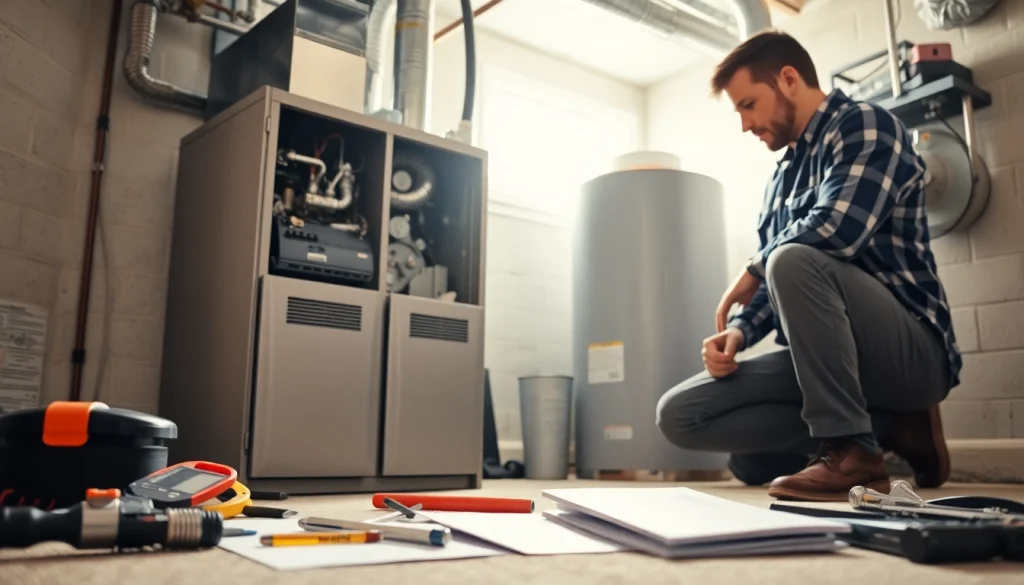 Gas furnace replacement mt kisco photographed during a professional assessment of a modern HVAC system.