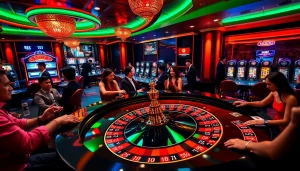 Experience thrilling wagering at Man88 with vibrant casino tables and exciting games.