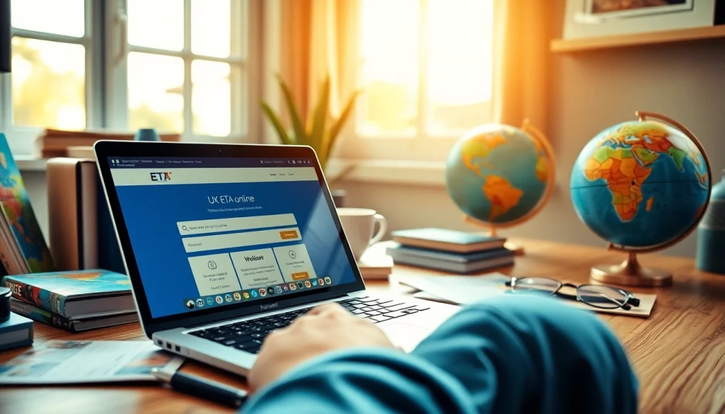 Optimize your uk eta online application with a professional traveler planning their trip.