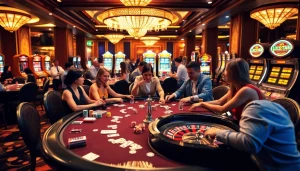 Trải nghiệm cảm giác hồi hộp tại LUCK8 và LUCKY8 với những trò chơi casino hấp dẫn trên bàn poker sang trọng và máy xèng sống động.