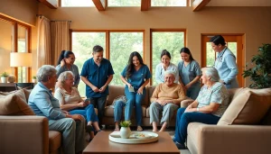 Providing senior care austin tx in a caring environment with diverse caregivers assisting seniors.