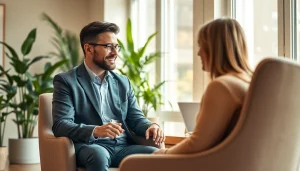 Consultation with an affordable psychiatrist in dubai in a warm and inviting office setting.