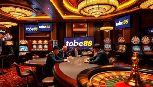 Experience the excitement of trang chủ tobet88 with thrilling casino games and poker action.
