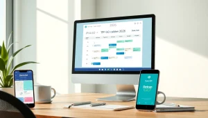 Explore the 2026 IPVA GO calendar on a user-friendly screen highlighting detran go services.