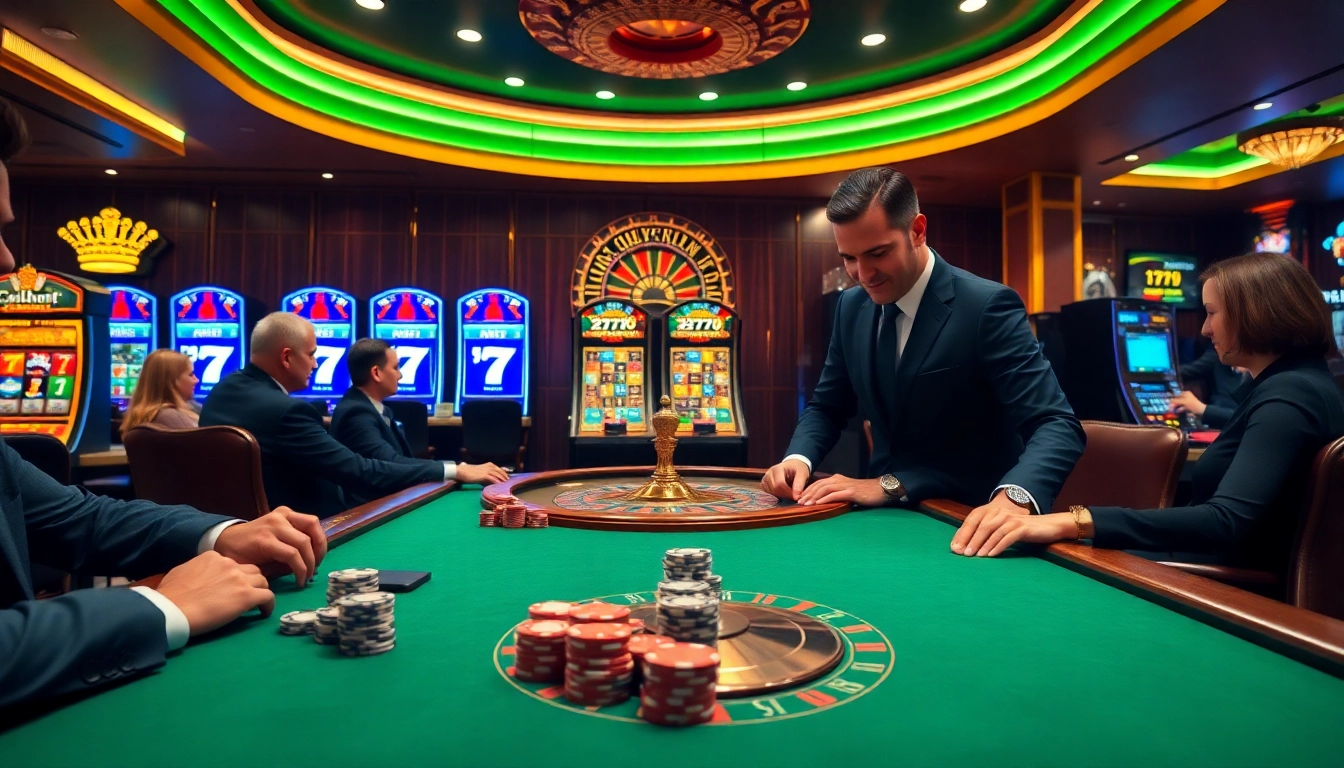 Experience the thrill of gaming at seven77 with vibrant tables, exciting players, and winning moments.