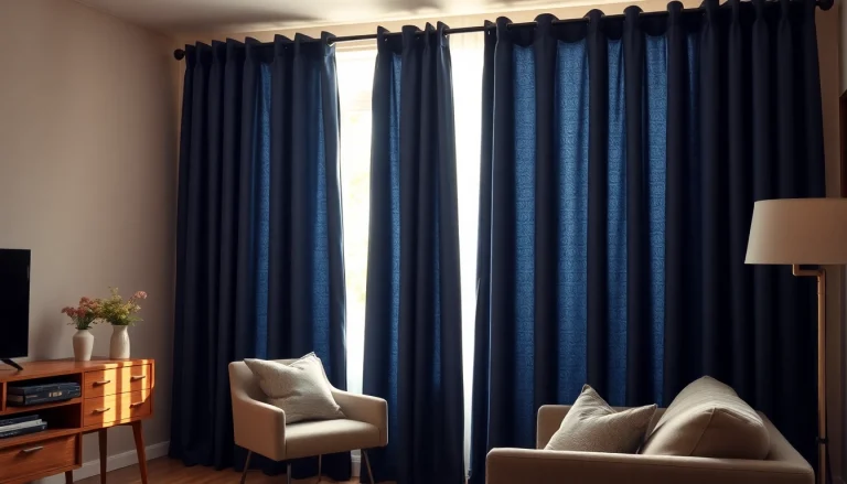 Bekijk verduisterende gordijnen in een stijlvolle kamer met warm licht en comfortabele details.