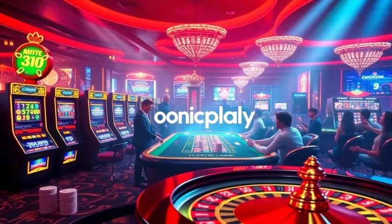Experience thrilling online gambling action at onicplay with dynamic gaming elements and vibrant visuals.