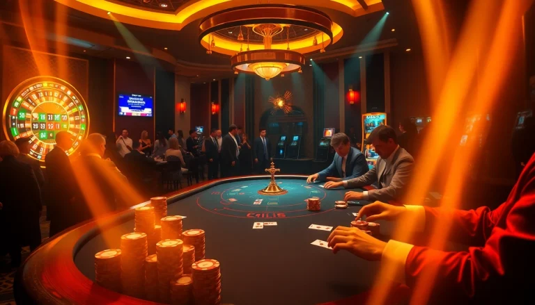 Engaged players at a poker table, showcasing the thrilling experience of gambling on https://ev882.sa.com/.