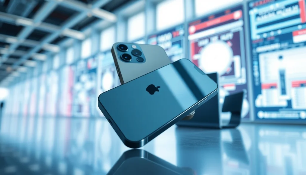 Presentación del iPhone 15 Plus con un acabado elegante y moderno.