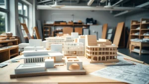 Architekturmodellbau Dresden: Präzise Modelle in einem modernen Arbeitsplatz erstellen.