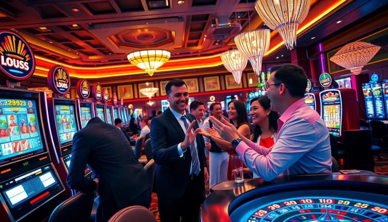 Geniet van de opwinding op https://casinodaily.nl met vrolijke gokkers en kleurrijke spellen.