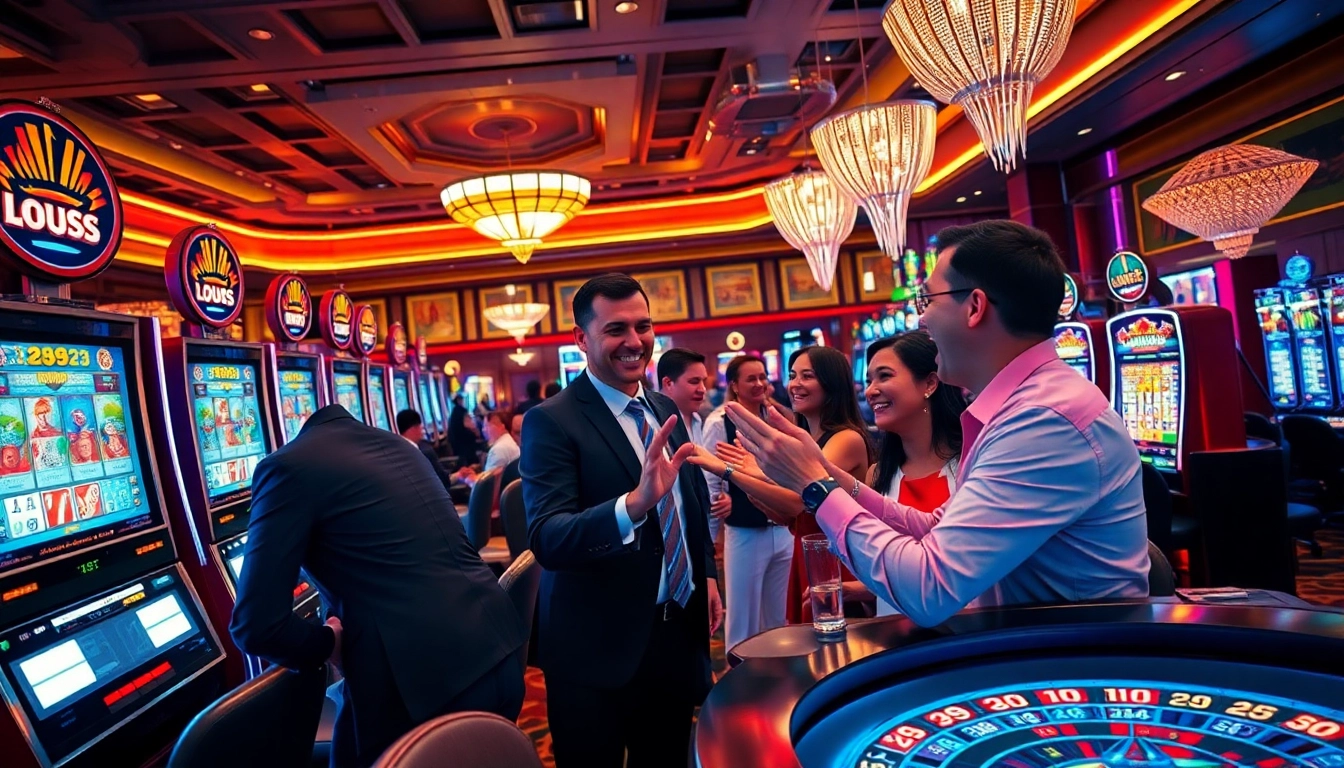 Geniet van de opwinding op https://casinodaily.nl met vrolijke gokkers en kleurrijke spellen.