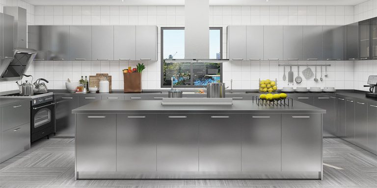 stainless-steel-kitchen-cabinets-with-center-island-obk22-s01-3
