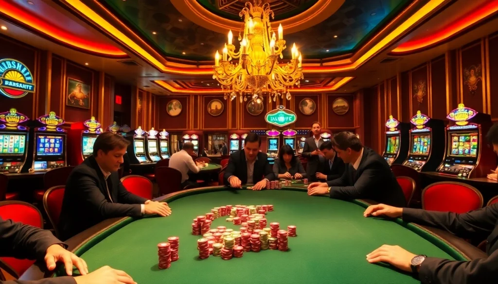 Engage with a thrilling poker scene at https://xoixoai.com/ featuring intense gameplay and luxurious casino ambiance.