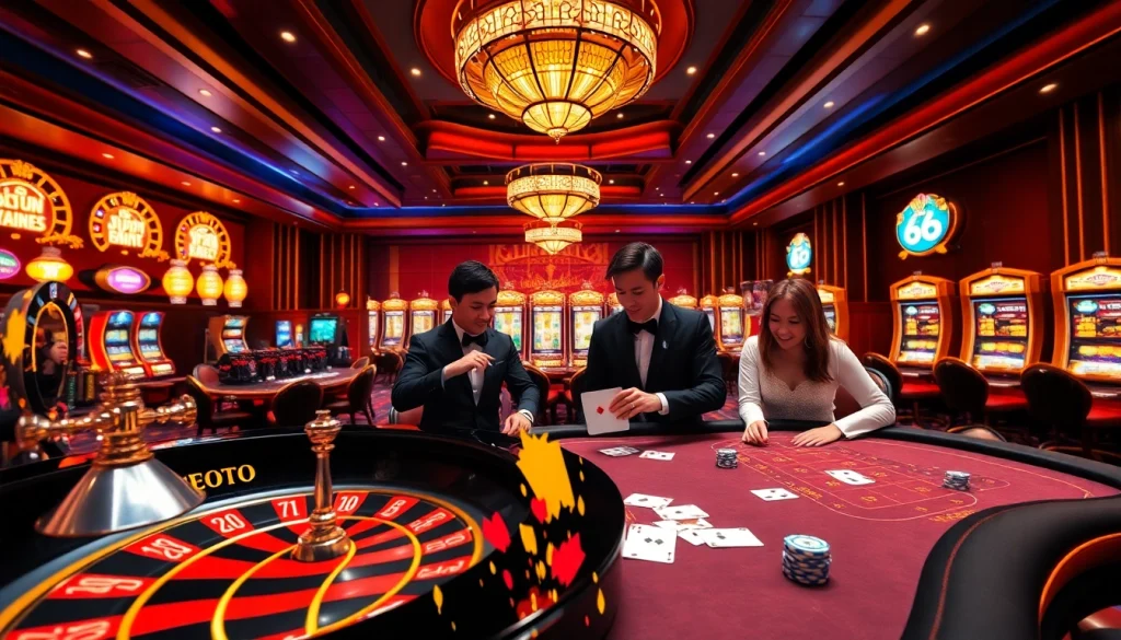 Experience the excitement of gambling at trang chủ 88t with vibrant casino visuals.