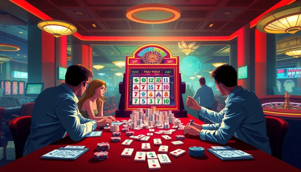 Experience the thrill of mahjong ways 2 with vibrant gameplay, enticing slot elements, and excitement in a casino setting.