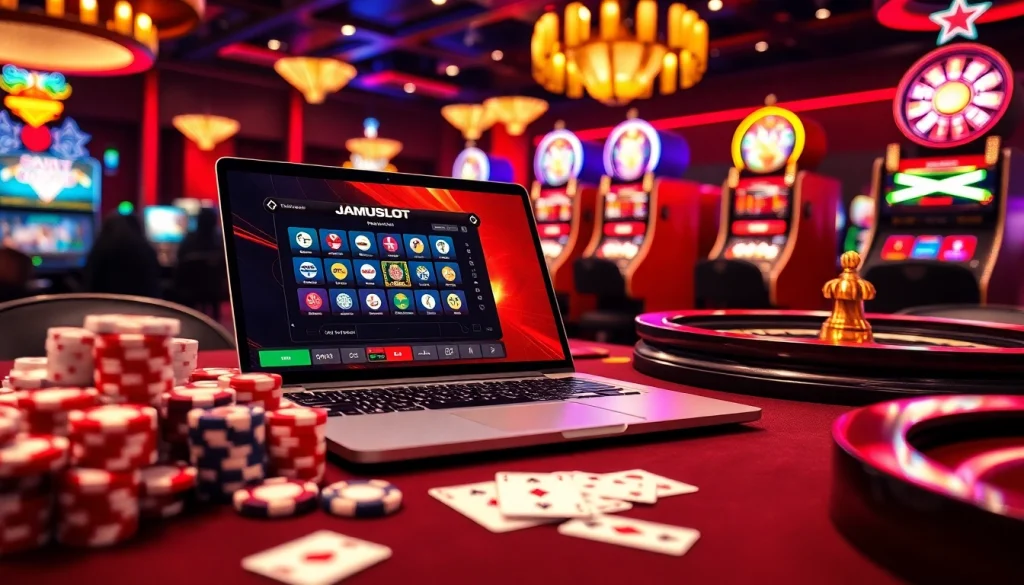 Experience the excitement of jamuslot with vibrant slot machines and engaging casino games.