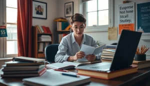 Maximize exam support effectiveness by utilizing organized study resources and a calm workspace.