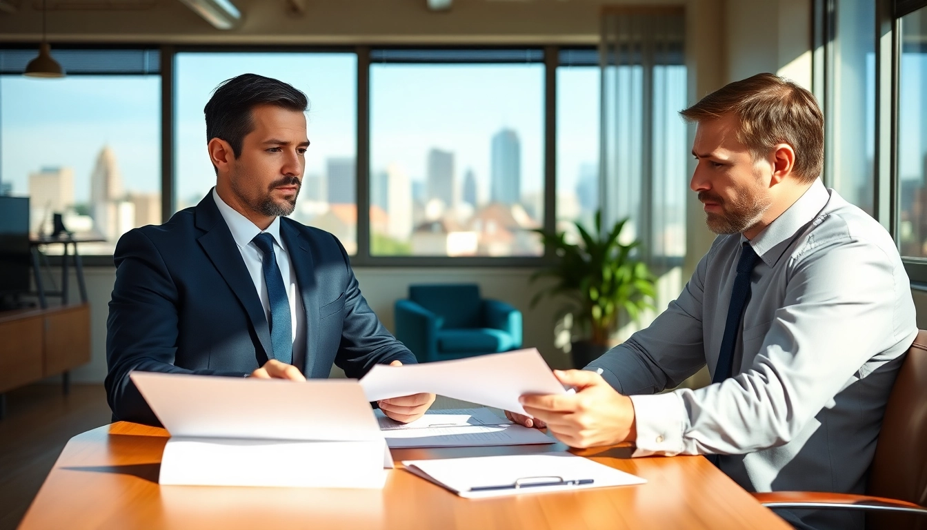 Consultation with a New York City Personal Injury Lawyer in a welcoming office environment.