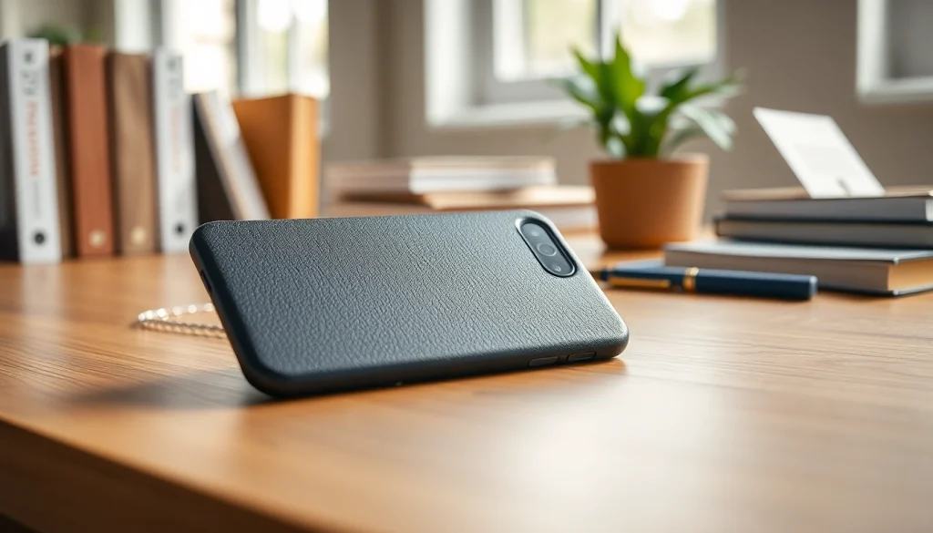 Handy Tasche abschließbar in stilvollem Design und sicherem Verschluss präsentieren