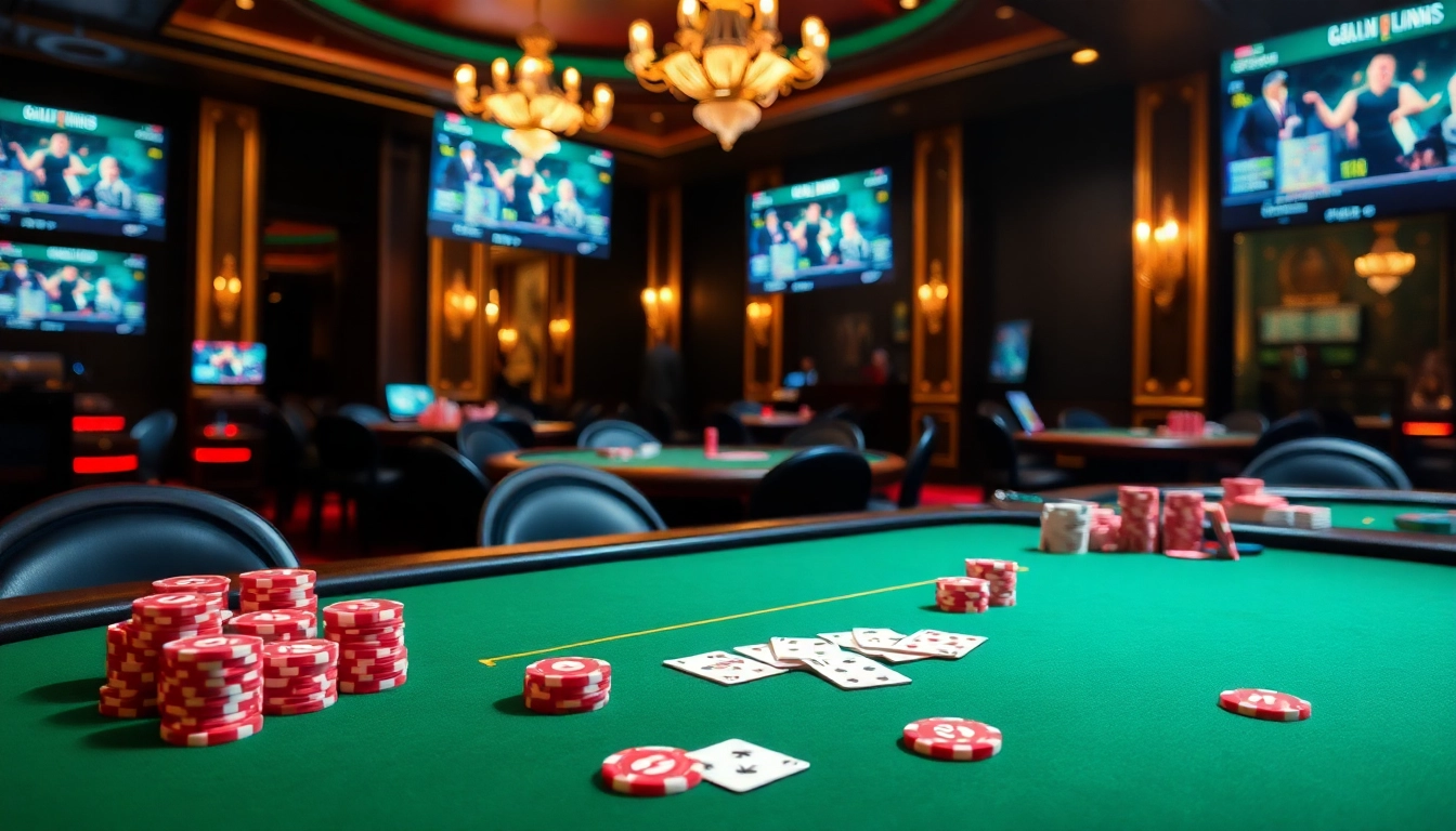 Rasakan sensasi judi poker dengan permainan yang menarik dan elemen kasino yang penuh warna.