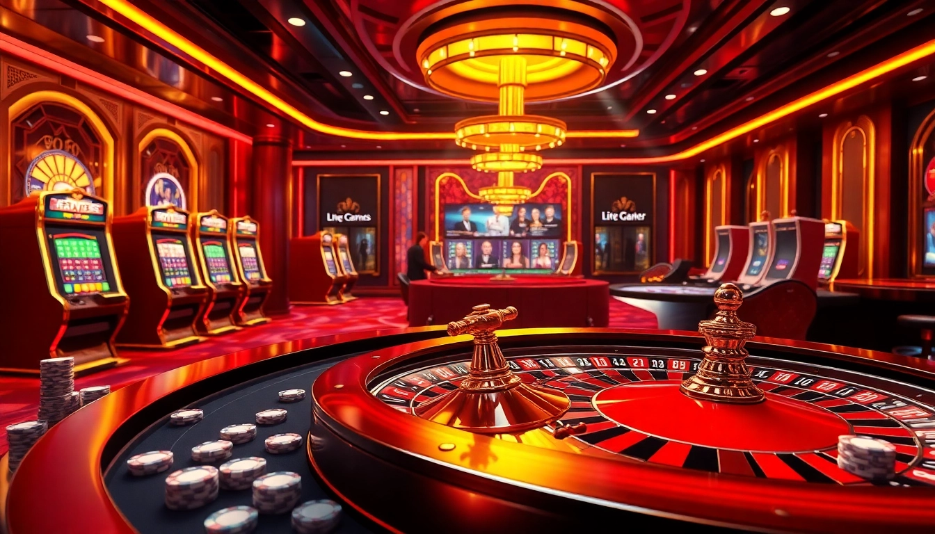 Découvrez l'excitation du casino en ligne avec des tables vibrantes et des machines à sous lumineuses.