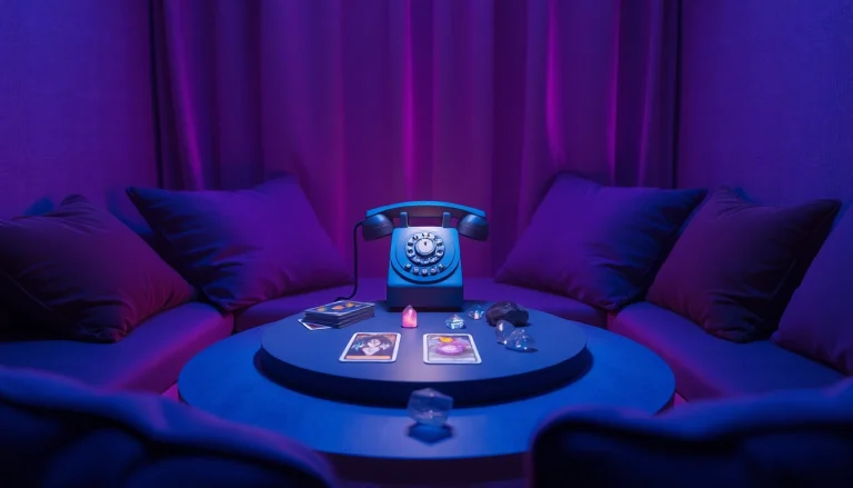 穏やかで魅力的な雰囲気の中で、電話占い 当たるを強調した魅力的な占いセッション。