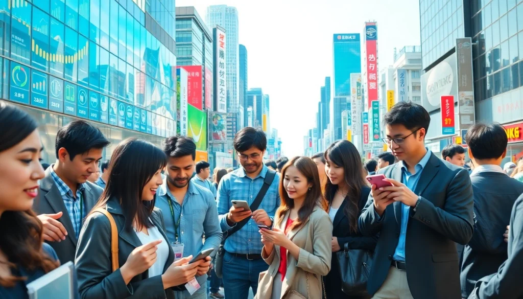 日本のトレンドトピックを中心にした社会的なメディアトレンドの動向を示すビジュアル。