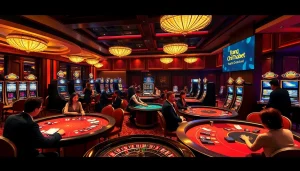 Experience thrilling gameplay at trang chủ thabet with vibrant casino elements and players.