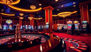 Experience the thrill of winning big at open88.com, featuring vibrant casino gaming elements and exciting visuals.