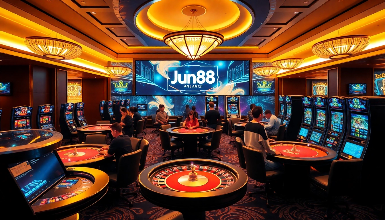 Experience the excitement of winnings at jun88pl.com with vibrant online casino gaming visuals.