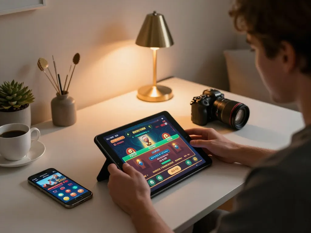 Terlibat dalam hoki88 login alternatif sambil menggunakan aplikasi kasino online di tablet di rumah yang nyaman.