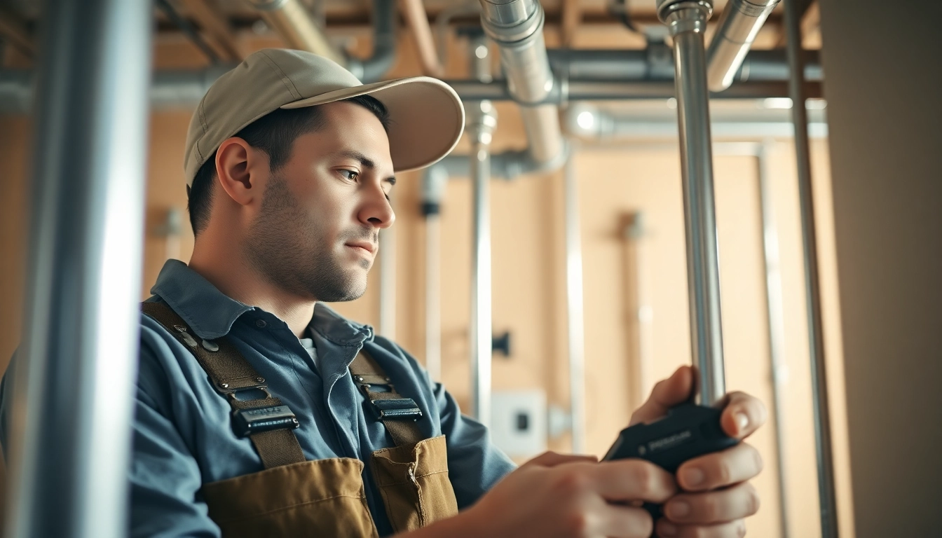 Expert plumber delivering whole house repiping services Clearwater FL in a residential setting.