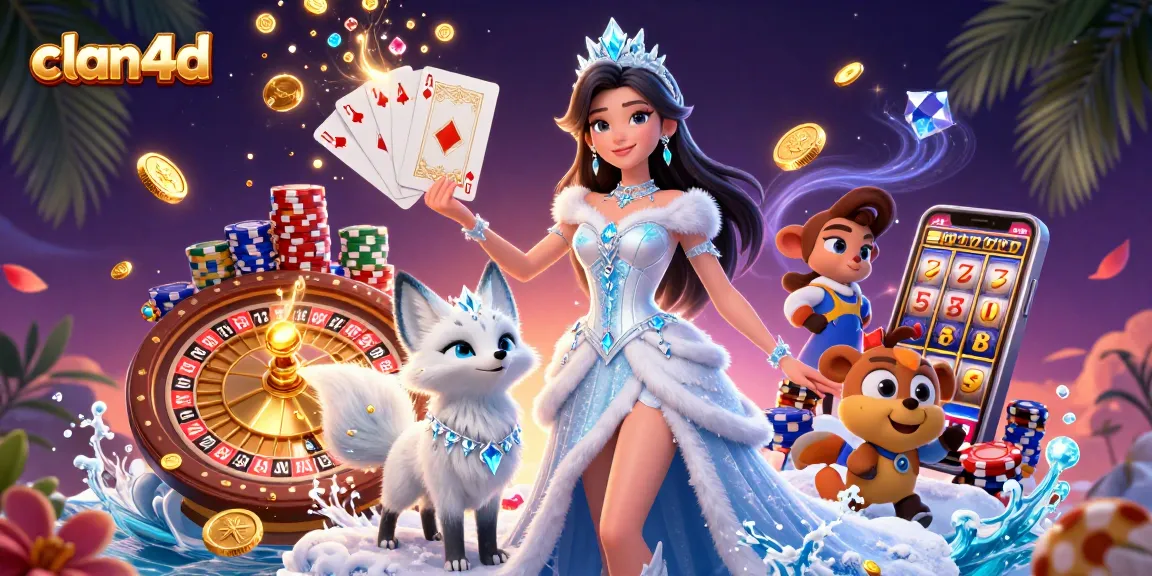 Experience thrilling gaming adventures with clan4d, featuring exciting slots and dynamic casino elements.