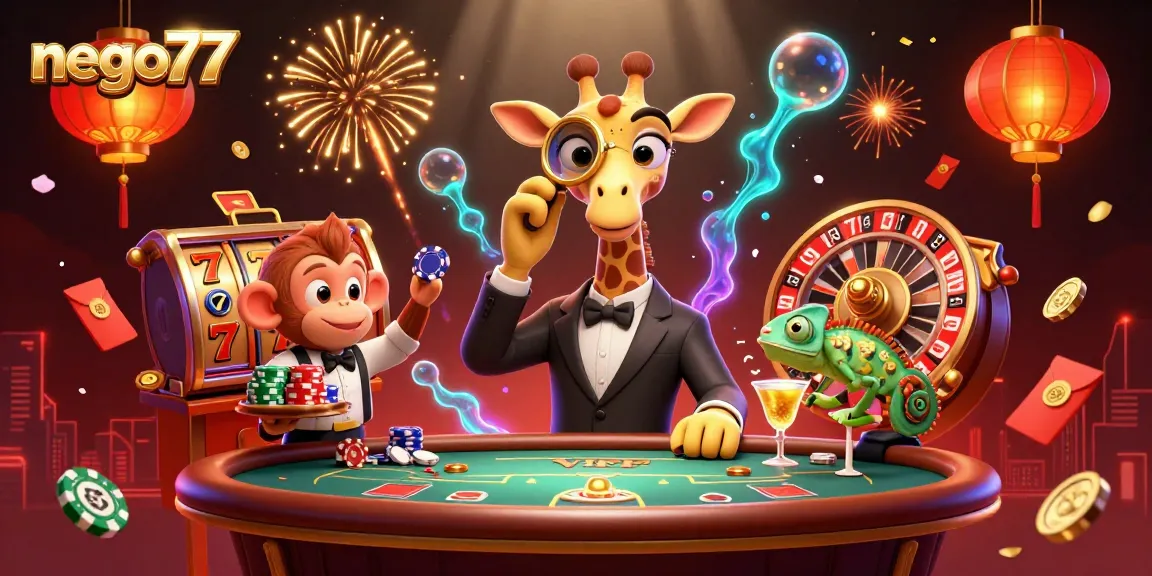 Engage with nego77 and enjoy thrilling casino experiences featuring vibrant characters and energetic game elements.