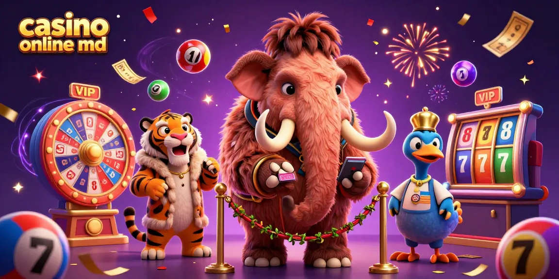 Joacă la sloturi online la casino online md cu bile loterie colorate și personaje amuzante