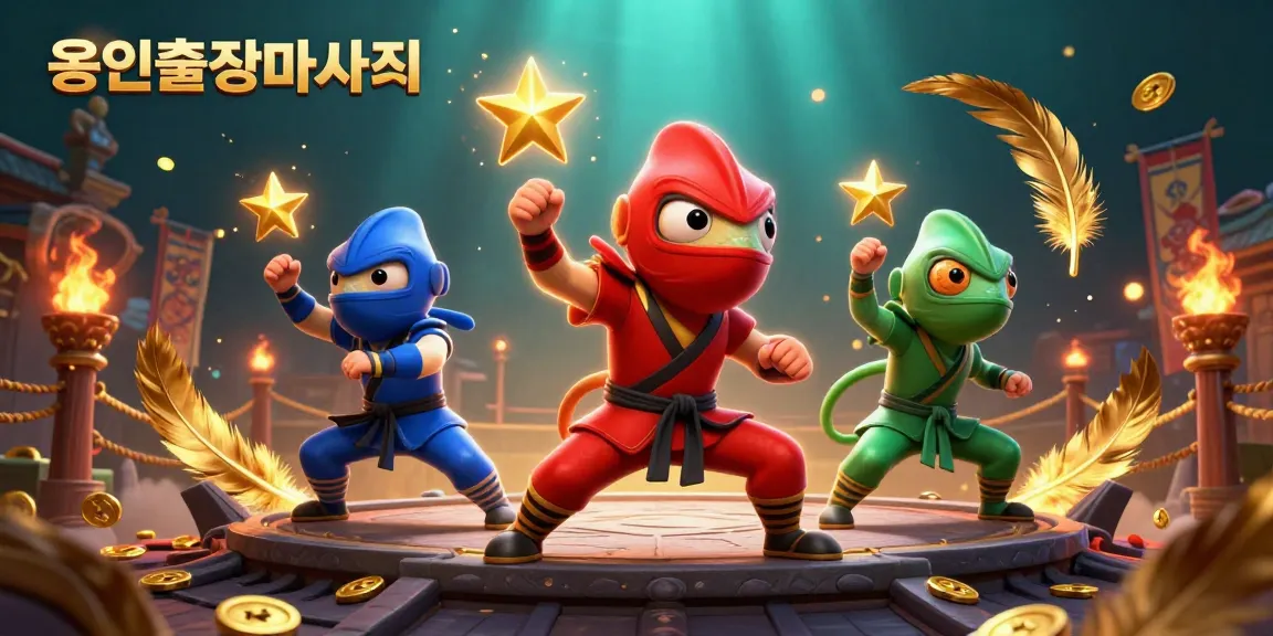 Experience immersive 용인출장마사지 with ninjas in synchronized action featuring casino elements.