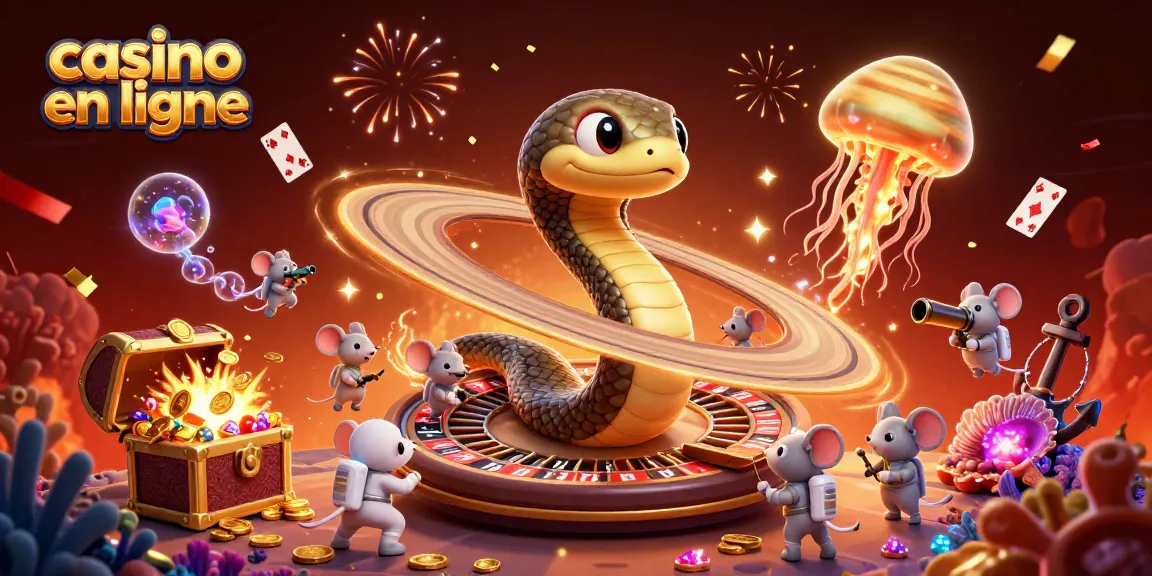 Jeux de casino en ligne : astronautes pariant sur Saturne, spectacle de lumière et d'énergie