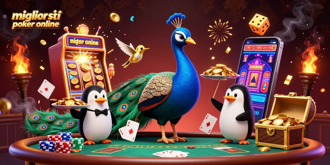 I migliori siti poker online offrono un'esperienza unica con un tavolo da poker e carte volanti.