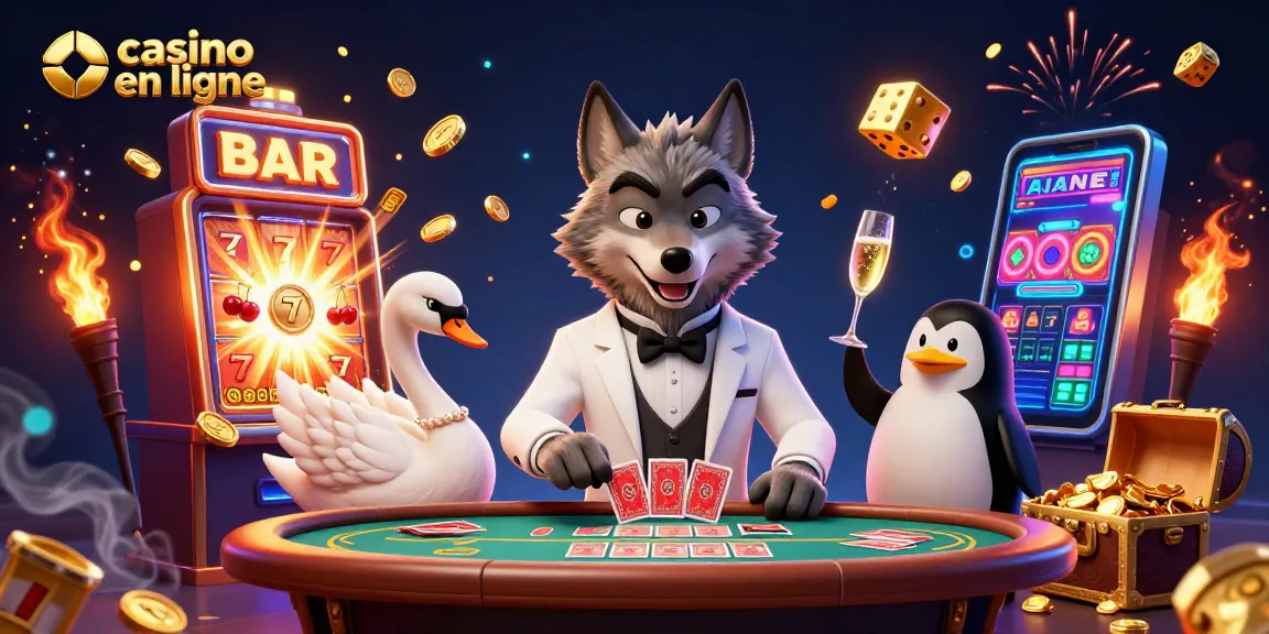 Jouez à casino en ligne avec une ambiance festive de jeux et de gains.